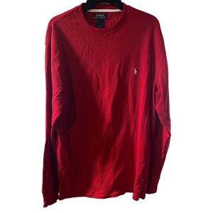 Polo Ralph Lauren thermal waffle knit long sleeve shirt size L